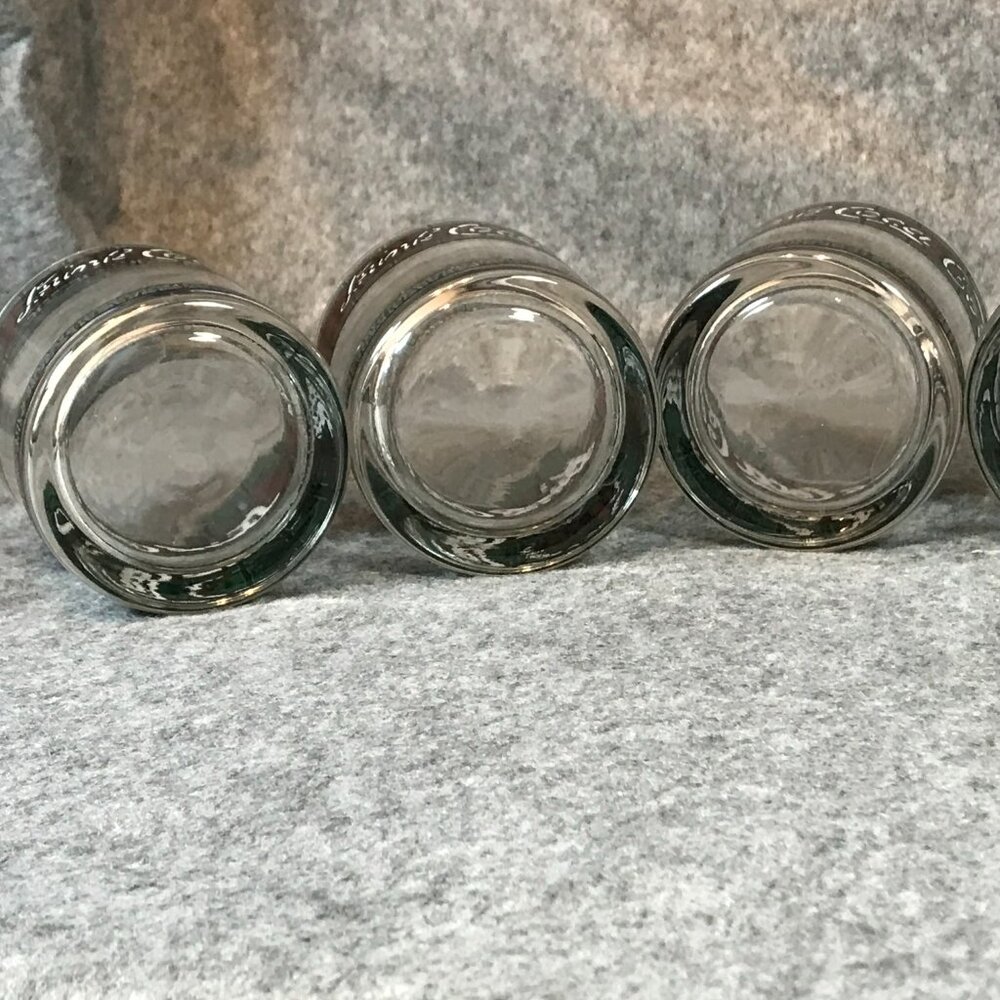 6 Coca Cola Glasses Vintage Tiffany Style Stained "Drink Coca Cola" Glass - Picture 12 of 12